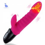 Sex Toys for Women Rabbit Dildo Vibrator G-Spot Clitoris Stimulator Vaginal Pussy Massager Heating Adult Toy Female Masturbation
