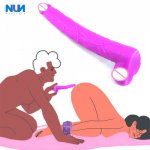 NUUN 15.55inch super long penis for women with big vascular anal plug, vagina, fat buttocks, sodomy stick sex toy
