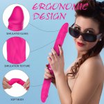 Silicone Vibrator Double Headed For Two Girls Wireless Dildo Vibrators Vagina Masturbator For Lesbian Sex Machines For woman