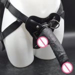 Strap On Big Leather Pants Sexy Male Artificial Penis Sex Products Adult Toys Goods For The Women Strapon Gode Vibrant Dildos