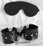 Adults Alternative Toys Binding And Binding Plush Eye Mask Handcuffs Set