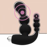 Dual vagina anal vibrators for woman prostate massager anal beads g point vibrator sex toys for woman