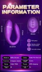 Powerful U Silicone Stimulator Double Vibrators Wireless Remote Control Vibrator Rechargeable G Spot Sex Toys For Woman Adult