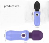 2021  Mini Vibrator Clitoris Stimulator Strong Dildo Sex Toy for women Magic Stick Vibrating spot Massager Orgasm Masturbation