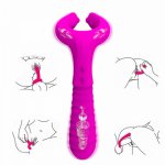 G-Spot 3 Motors Dildo Vibrator Adult Sex Silicone Clitoris Vagina Stimulator Nipple Massager Sex Toy Masturbator For Man Couples