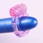 Vibrator Penis Cock Ring Reusable Bound Delay Sleeve sex Condom Adult Erotic Goods Toys Dick Condoms For Couple Dildo Adult Game