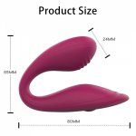 Wireless Vibrator Adult Toys For Couples Dildo G Spot U Type Vibrator Vagina Stimulator Sex Toys For Woman Female Masturbator