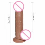 50LF Realistic Dildo with Suction Cup Masturbating Sex Toy for Adult Lesbian Women