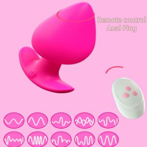 Silicone Anal Vibrator Prostate Massager Wireless Remote Control Soft Butt Plug Anal Training Sex Tools For Couples Sex Products