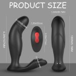 9 Frequency Male Prostate Massage Vibrator Anal Plug Women's Masturbators Vagina Clitoris Stimulator Butt Plug Sex Toys for Men