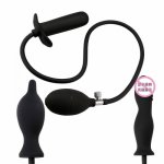 Anal Expansion Anal Expander Oversized Inflatable Huge Butt Plug Dildo Pump Anal Dilator Expandable Butt Plug Anal Ball Sex Toy