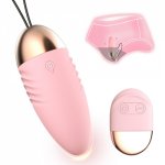 10 Frequency Remote Control Egg Jumping Wear Dildo Vibrator Clitoral Nipple Massager Silicone Vaginal Massager Sex Toy for Woman