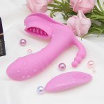 Remote Control Thrusting Dildo Vibrators Panties for Women Sex Machine Clitoris Stimulator Pussy Licking Toy Female Masturbator