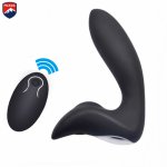 12 Modes Remote wireless Remote Massager Anal Sex Toys For Men G Prostate Massager Aneros Anal Plug Stimulate Male Masturbator