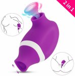 SWT Nipple Sucker Vibrator Sucking Vibrator Sex Toy for Women Female Clitoris Stimulator Licking Tongue for Adult Sex Toy Shop