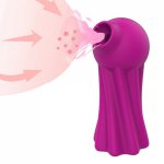 Erotic 7 Speeds Powerful Sucker Vibrator Oral Licking Pussy Tongue Clitoris Nipple Stimulator Masturbator Dildo Blowjob Sex Toys