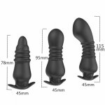 Silicone Anal Plug Vibrator Male Prostate Massager Butt Plug Sex Toys For Men Gay Dildo Anus Dilator G Spot Prostata Stimulator