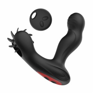 Vibrator Prostate Massage Male Masturbation Tongue Licking Egg Stimulator Heating Remote Control Vibrator Sex Toys For Men