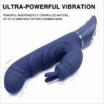 Female simulation penis G point 55 degrees rabbit penis vibrator heating female masturbation device adult products