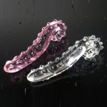 Hippocampus Tentacle Glass Dildo Crystal Realistic Dildos Adults Anal Butt Plug Sex Toys for Women G-Spot  Adult Toys