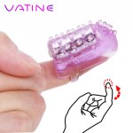 VATINE Mini Jumping Eggs Finger Vibrator Vaginal Massager Nipple Clitoris Stimulator Waterproof Sex Toys For Women