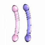 Glass Penis Men's and Women's Universal Vaginal Anal Masturbation Sex Toys Adult Sex Toys Store
