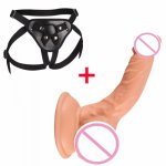 Strap On Realistic Dildo Pants For Woman Men Couples Strapon Dildo Panties Silicone Anal Plug Gay Adult Game Sex Toy Products