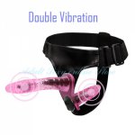 Strap On Double Penis Strapon Female Dildo Vibrators Adult Sex Toys for Lesbian Women Vagina Intimate Goods Sex Machine Shop