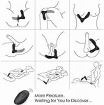 DUOAI G-Spot Stimulate Silicone anal Vibrator Prostate Massager Gay Toys for adults  Remote Controll Anal Plug Sex Toys for man