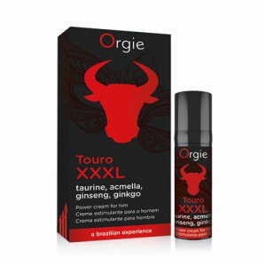Krem powiększający penisa i  erekcję - orgie touro xxxl erection cream 15 ml   