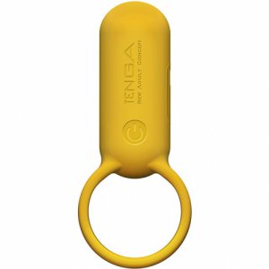 Pierścień wibrujący na członka - tenga smart vibe ring  żółty