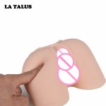 LA TALUS TPR Big Ass Anal Vagina Sex Dolls Masturbating Masturbator Toy for Men Gift