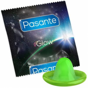 Pasante Glow Prezerwatywy Świecące w Ciemności 1 szt