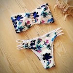 2017 Sexy Women Bikini Set Bandage Push Up Padded Swimwear Swimsuit Bathing Beachwear Swimwear Women Bikini Women Beachwear