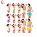 UCHIHA LQ Full Colours Of Sexy Pure Simplicity Bikini 2017 Halter Bikinis Swimwear Women 2017 Biquini Plavky Brazilian Bikini