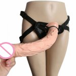 14inch Spuper long strap on dildo suction cup huge dildo big realistic penis lesbian giant dildos for women strapon Panties