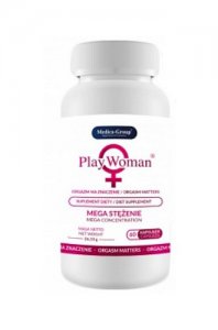 PlayWoman 60 caps - tabletki wzmacniające kobiecy orgazm