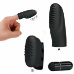 Silicone Finger Vibrator For Women Clit Stimulator G-spot Vibrator Clitoral Stimulation Massager Female Masturbation Sex Product
