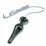 Ins, New electric shock anal plug butt inserted stopper electro stimulation accessory medical themed adult sex toy for men and women