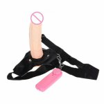 Leatherware Adult Sex Toys for Couple Vibrating Dildo Strap Ons Harness Hollow Penis Sex Products for Lesbian for Men 9%