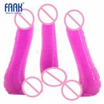 Faak, Original FAAK 21.5*5.9cm rough surface dildo for female masturbation, soft penis for vaginal & anal, sex toys for women,3 colors