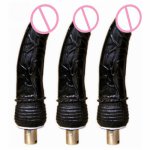Silicone Big Dildo to Gun Sex Machine Accessories Product, Realistic Penis Body Massager Sex Toys For Men