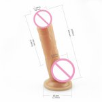Realistic penis cyberskin super Large dildos with suction cup sex toy for female masturbation dildo realistic rubber penis 9%