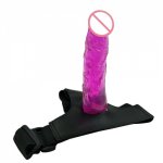 Sex Shop Hot 3Color 20*4CM Strap on Dildo Adjustable Harness lifelike Penis Belt Strapon Dildo For Women Gay Lesbian Sex Toys