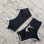 Hot Sale Chest Zipper Brazilian Bikini 2018 Swimwear Women Swimsuit Bikinis Set Sexy Push Up With Padded Bathing Suits Beachwear
