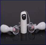 New Vibrating Nipple Pump, Nipple Vibrator Nipple Sucker, Breast Massager 7 Functions Body Massager Women Sex Toys