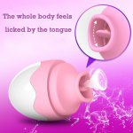 Tongue G-spot suction nipple massager female masturbation vibrating egg vibrator adult erotic sex toys couple foreplay toys